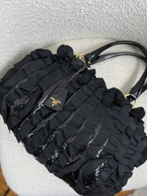 Torebka Prada Nylon & Patent Leather Tote