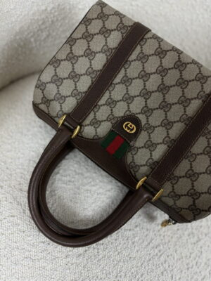 Torebka kuferek Gucci GG Canvas Brown