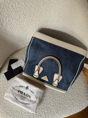 Torebka Prada Denim Saffiano Tote Bag/Hand bag