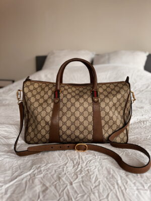 Torebka kuferek Gucci Boston Bag z paskiem