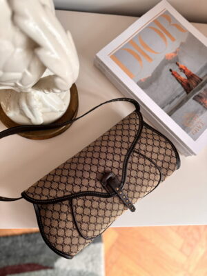 Torebka Celine Macadam Baguette Brown