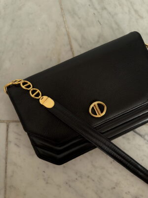 Torebka Christian Dior Shoulder Bag Leather & Gold