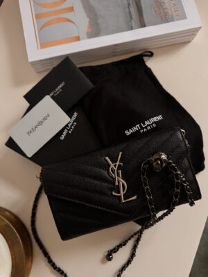 Torebka/portfel YSL Cassandre Matelasse Large Flap 2in1