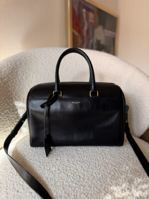 Torebka Yves Saint Laurent YSL Paris 2Way Leather Black