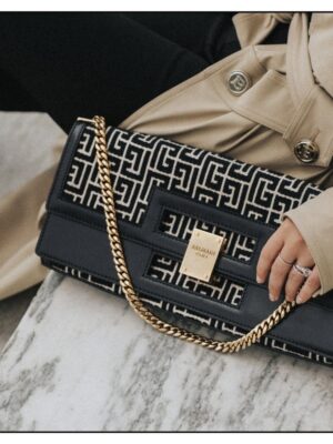 Torebka Balmain 2Way Shoulder Bag Black