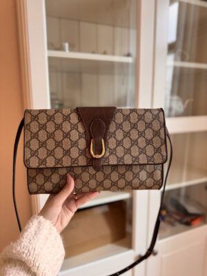 Torebka Gucci 2 Way Shoulder Bag GG Brown