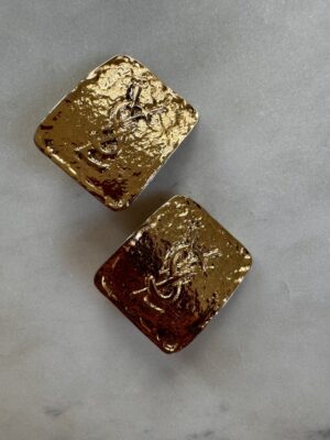 Spektakularne klipsy Yves Saint Laurent YSL