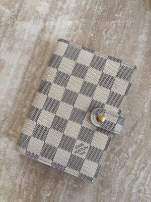 Kalendarz/notes Louis Vuitton Small Ring Agenda Cover Azur