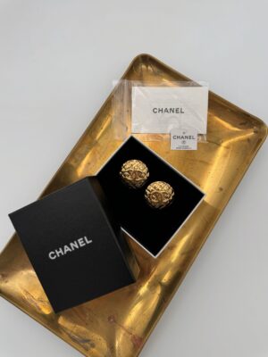 Klipsy Chanel lata 70-te