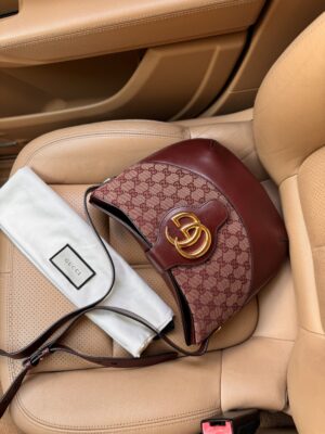 Torebka Gucci Arli GG Burgundy Crossbody Bag