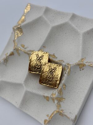 Spektakularne Klipsy YSL Yves Saint Laurent