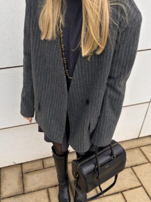 Torebka Yves Saint Laurent YSL Paris 2Way Leather Black