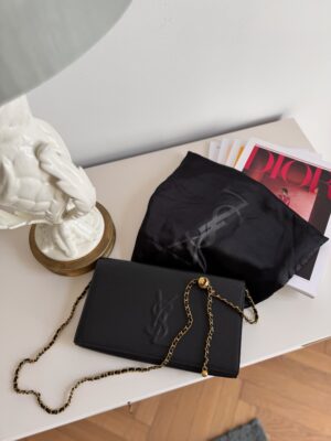 Torebka skórzana Yves Saint Laurent