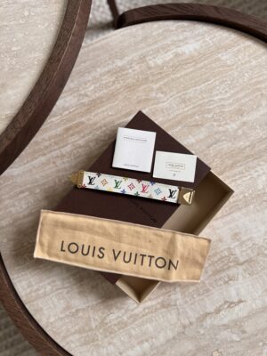 Bransoletka skórzana Louis Vuitton Multicolor
