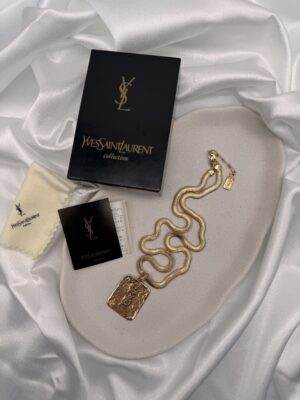 Spektakularny naszyjnik YSL Yves Saint Laurent
