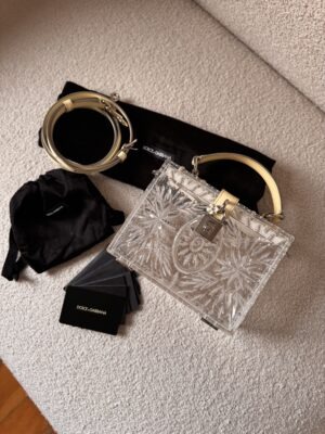 Dolce Gabbana Box Bag Plexiglass