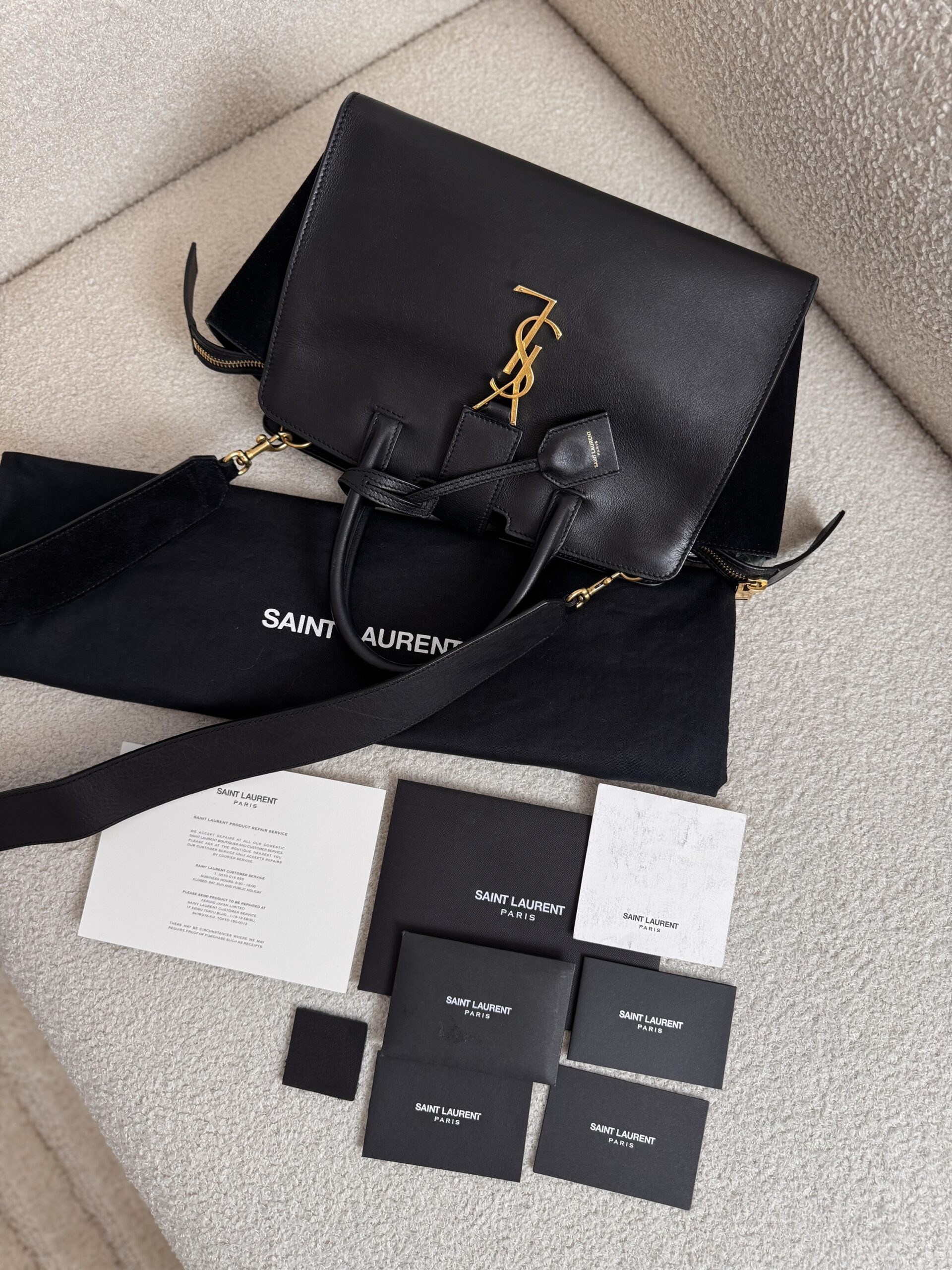 Saint Laurent Paris Cabas Bag - obrazek 4