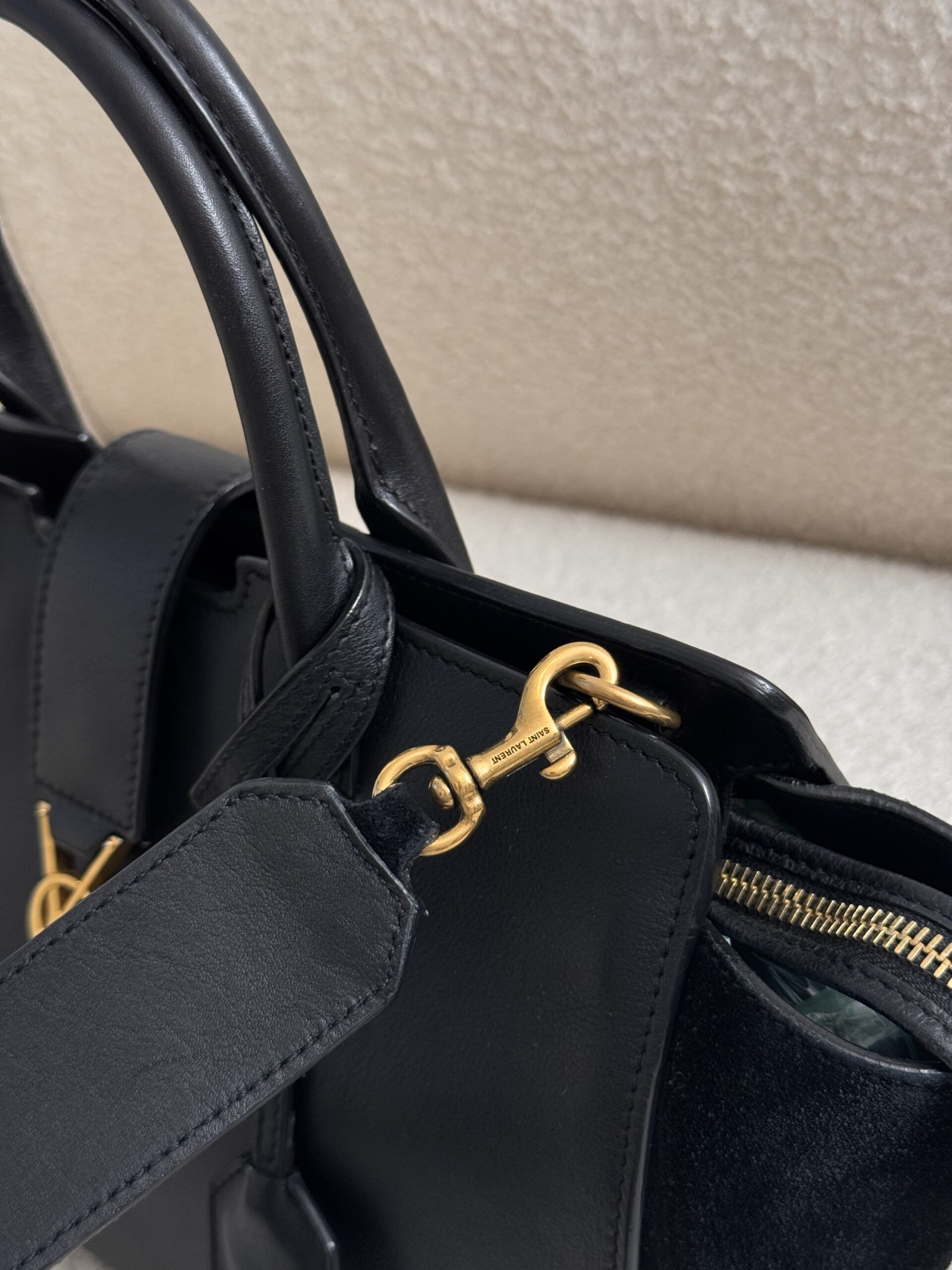 Saint Laurent Paris Cabas Bag - obrazek 25