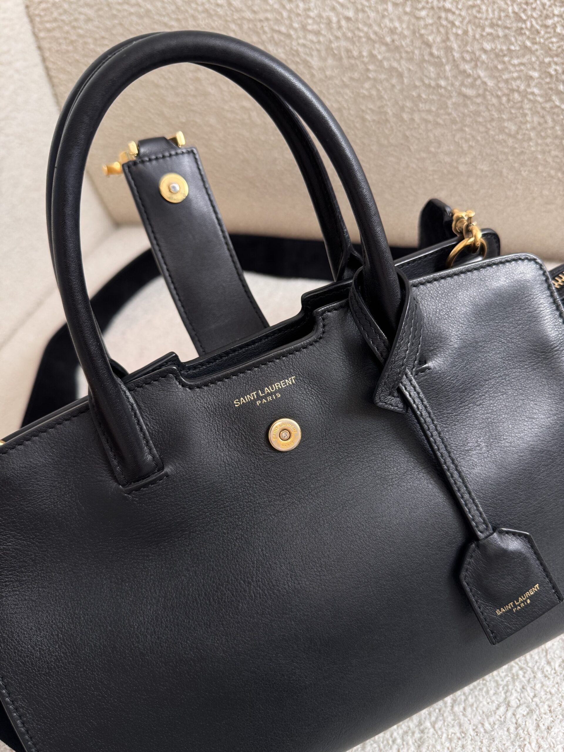 Saint Laurent Paris Cabas Bag - obrazek 32