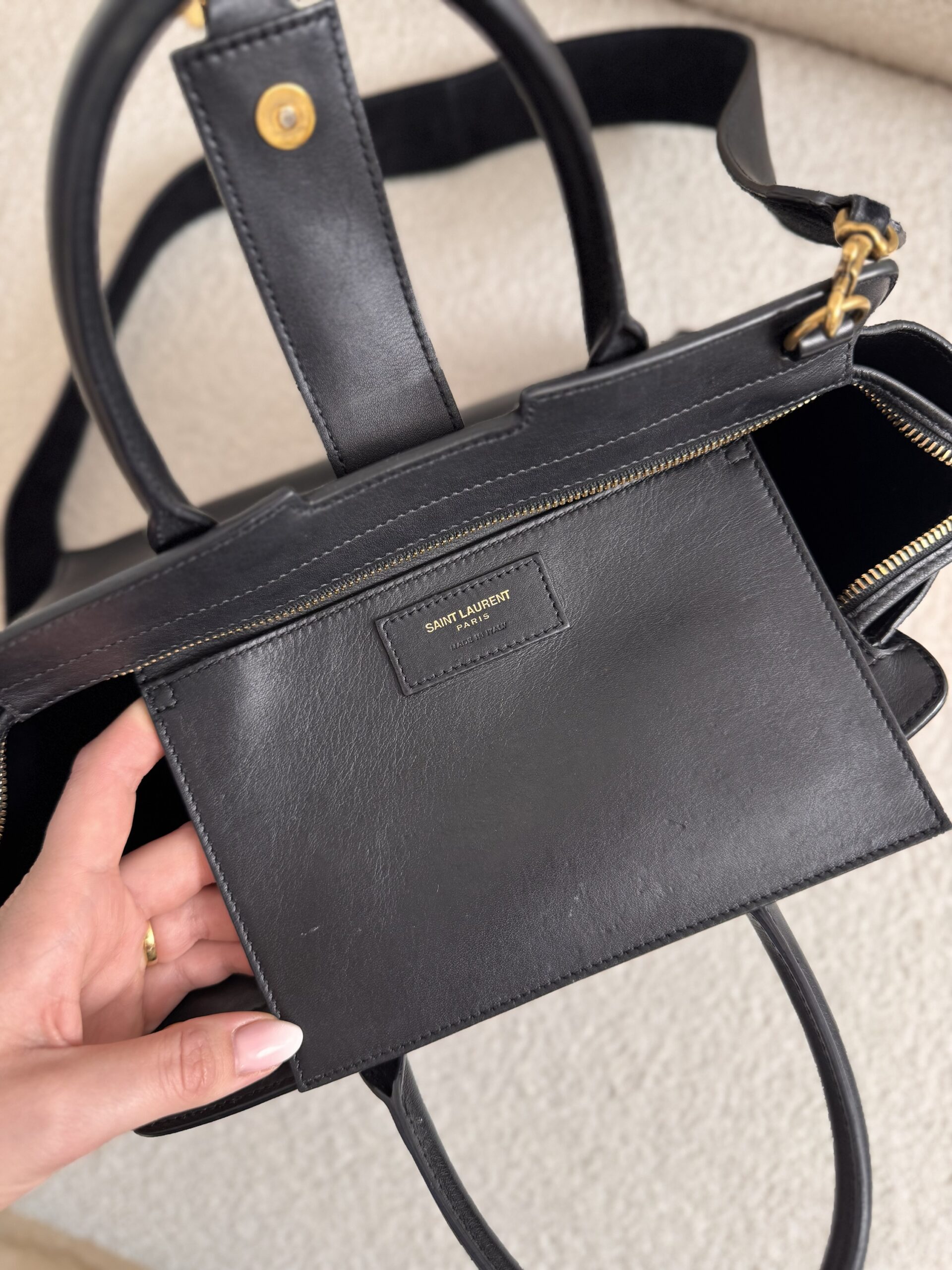 Saint Laurent Paris Cabas Bag - obrazek 36