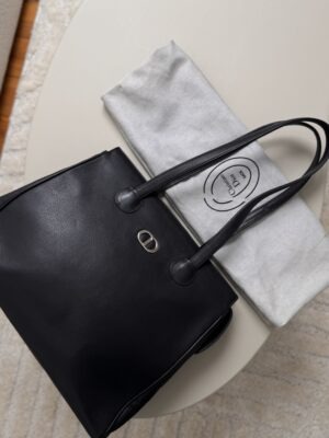 Christian Dior CD Tote Bag Black