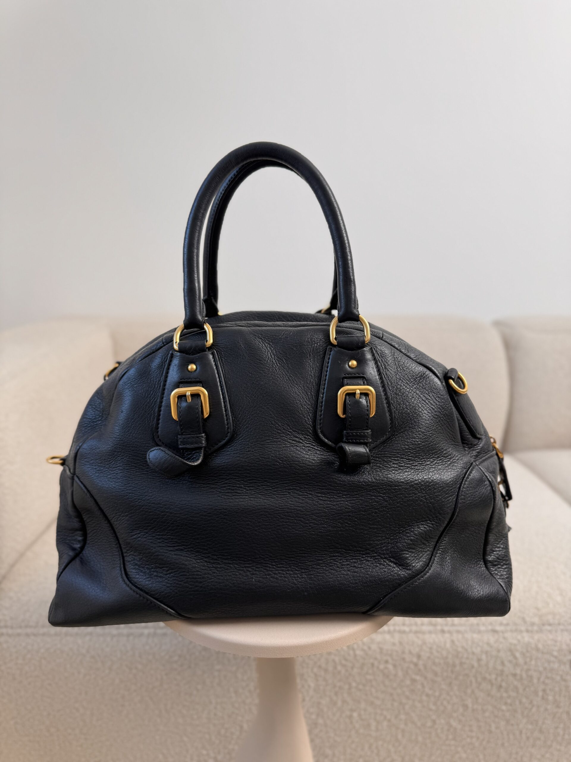 Prada Bowling Bag - obrazek 4