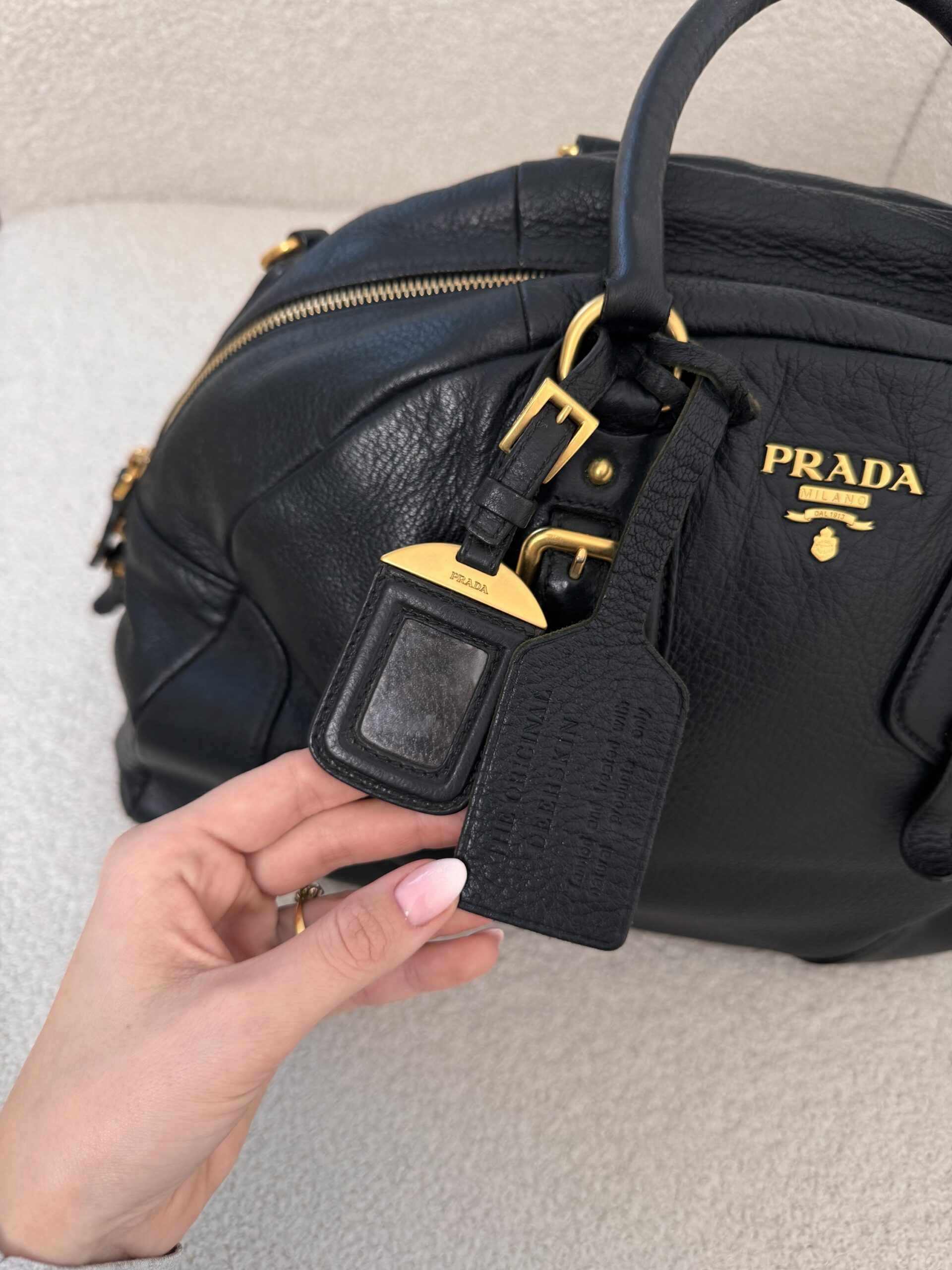 Prada Bowling Bag - obrazek 12
