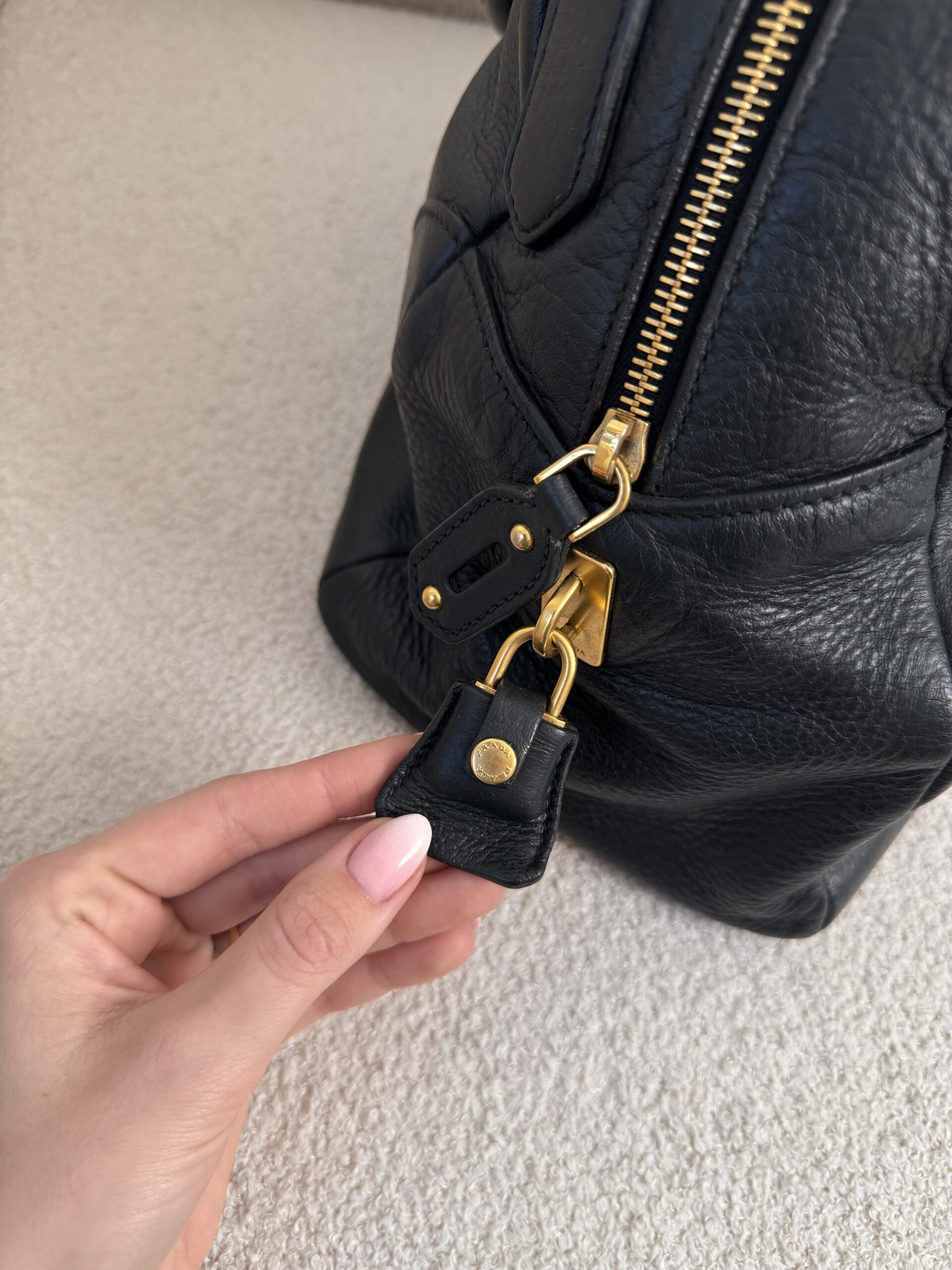 Prada Bowling Bag - obrazek 13