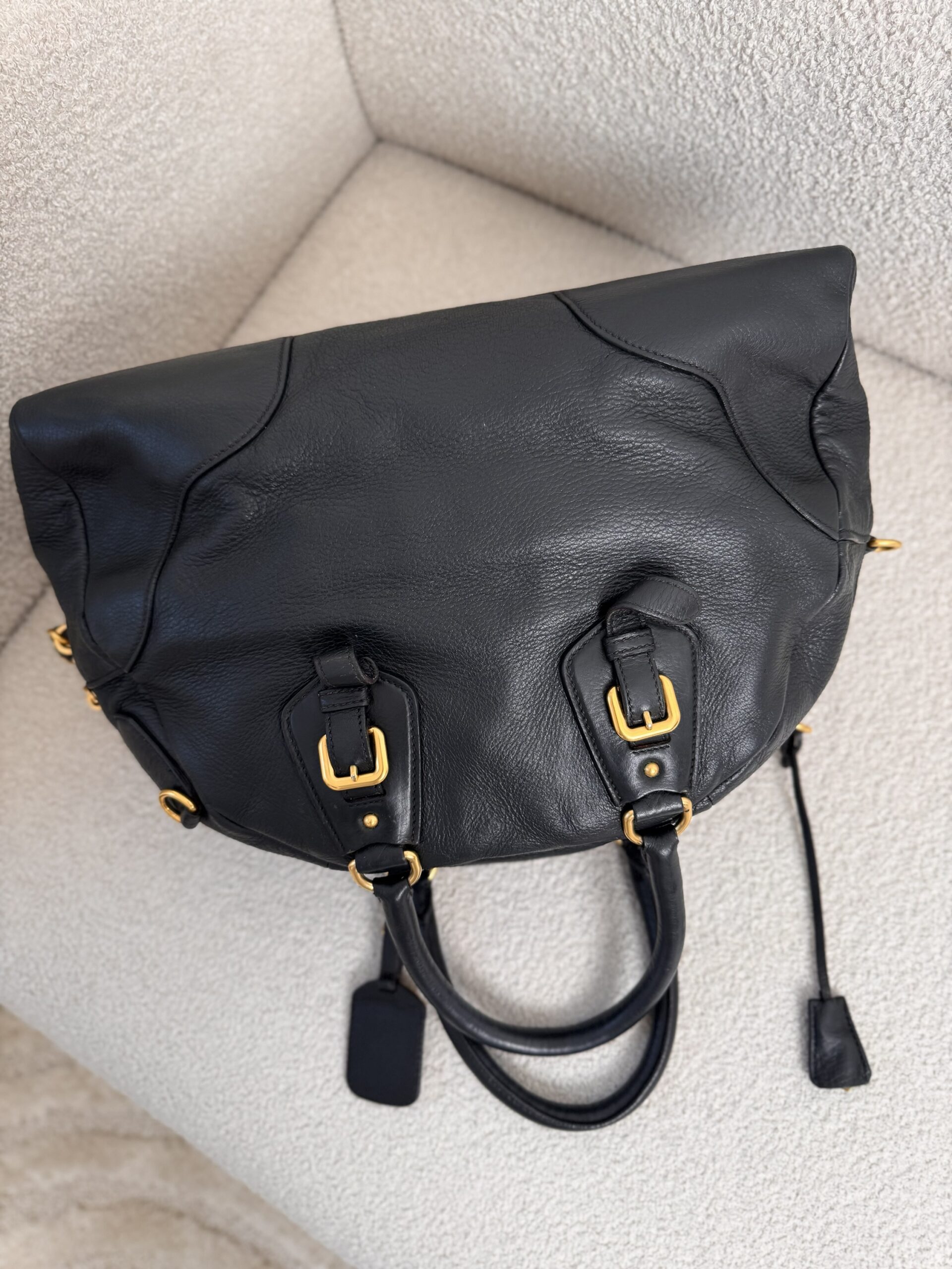 Prada Bowling Bag - obrazek 18