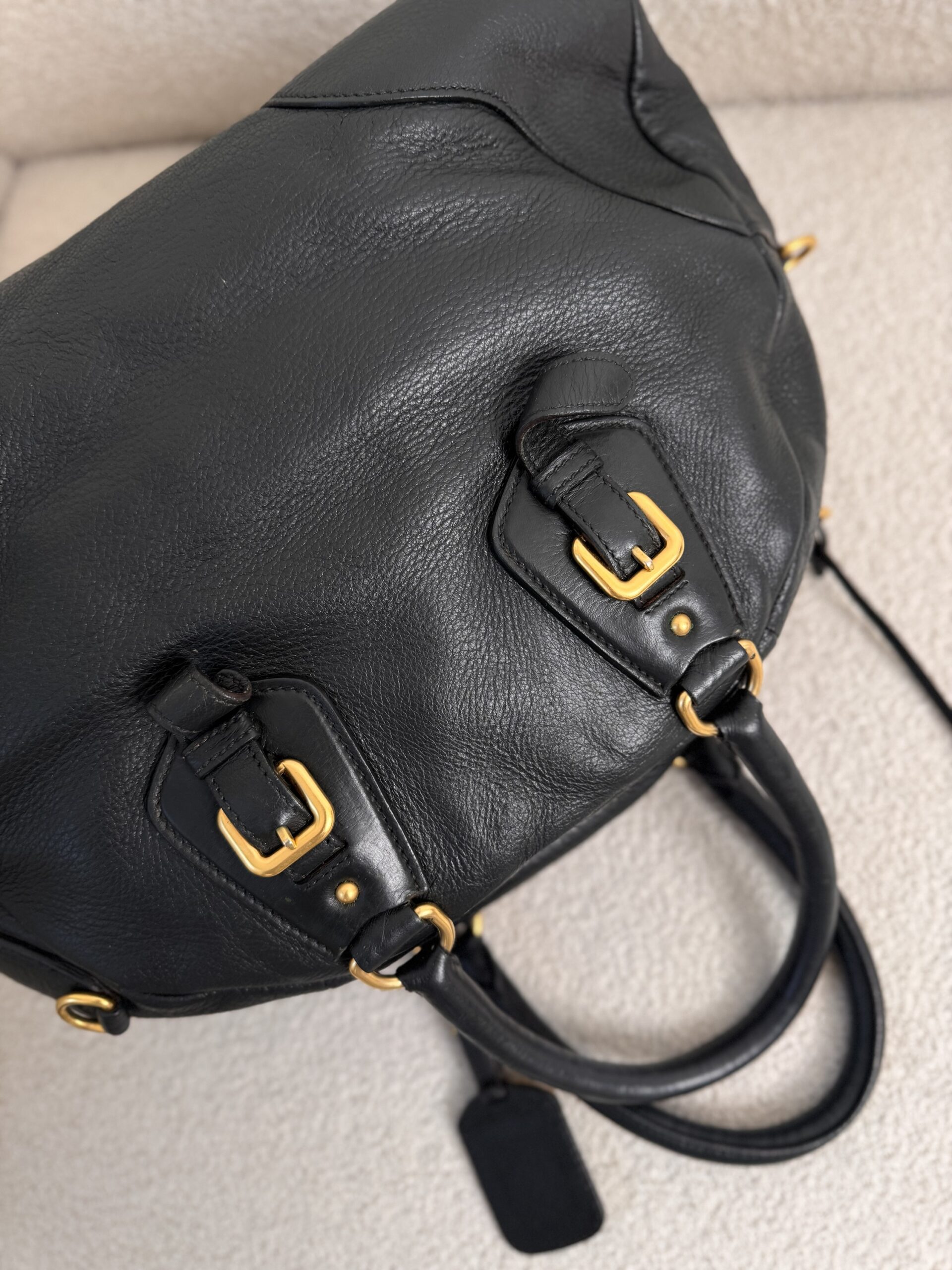 Prada Bowling Bag - obrazek 19