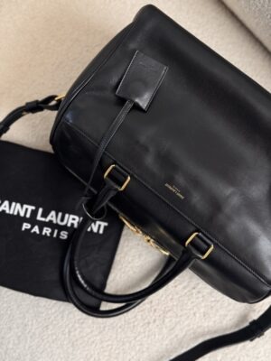 Torebka Yves Saint Laurent YSL Paris 2Way Leather Black