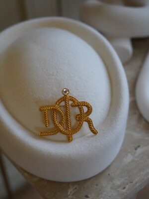 Broszka Christian Dior z kryształem