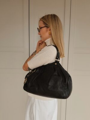 Torebka Gucci Hobo Black Leather
