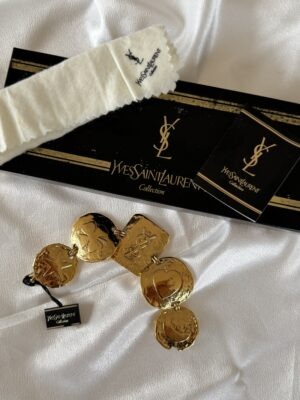 Bransoletka YSL Yves Saint Laurent - pozłacana 24k