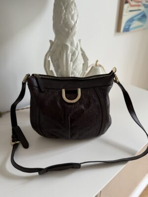 Gucci Guccissima Abbey Leather Brown Small