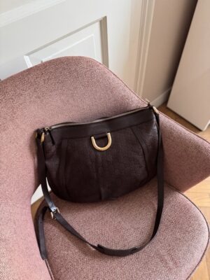 Gucci Guccissima Abbey Leather Brown