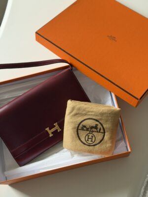 Torebka Hermes Annie „H” Burgundy