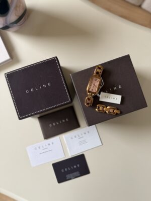 Zegarek Celine Triomphe rożowa tarcza