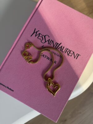Naszyjnik YSL Yves Saint Laurent z sercem