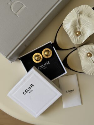 Klipsy Celine Globusy Star Ball