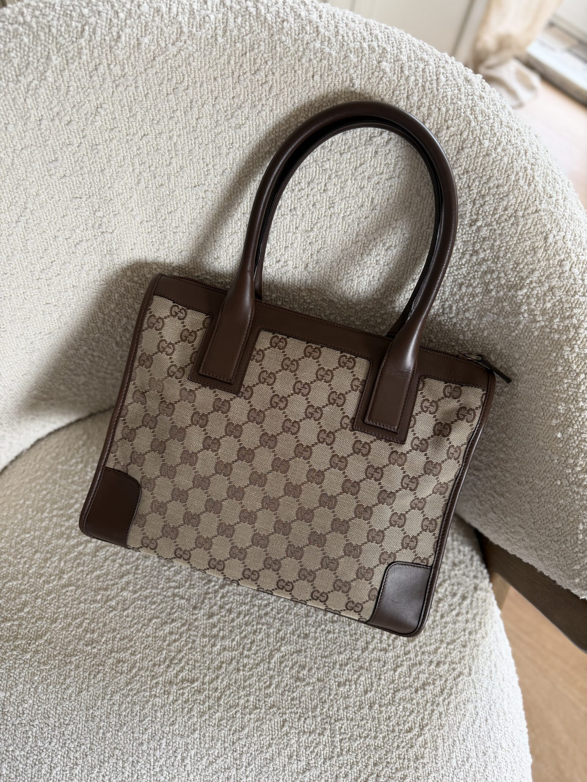 Gucci GG Canvas Tote Bag - obrazek 9