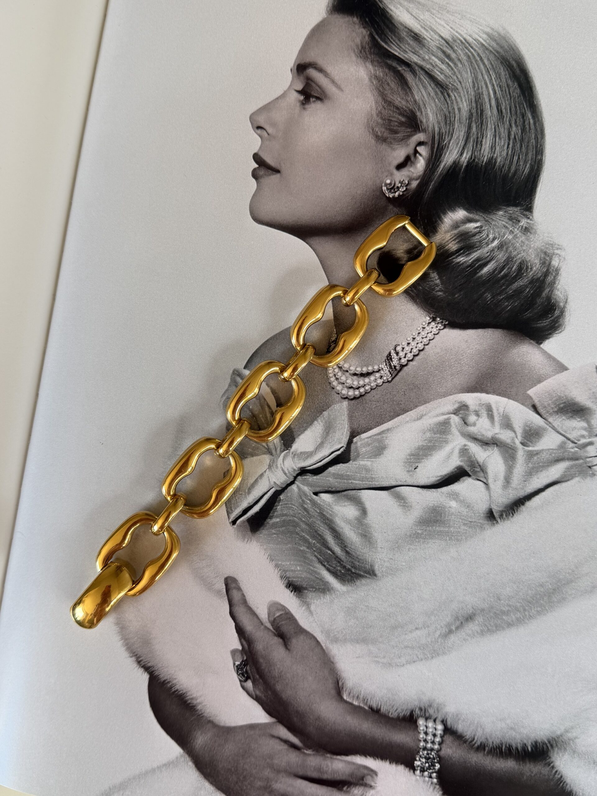 Masywna bransoletka Gucci (era Toma Forda) 1991 rok grubo pozłacana - obrazek 11