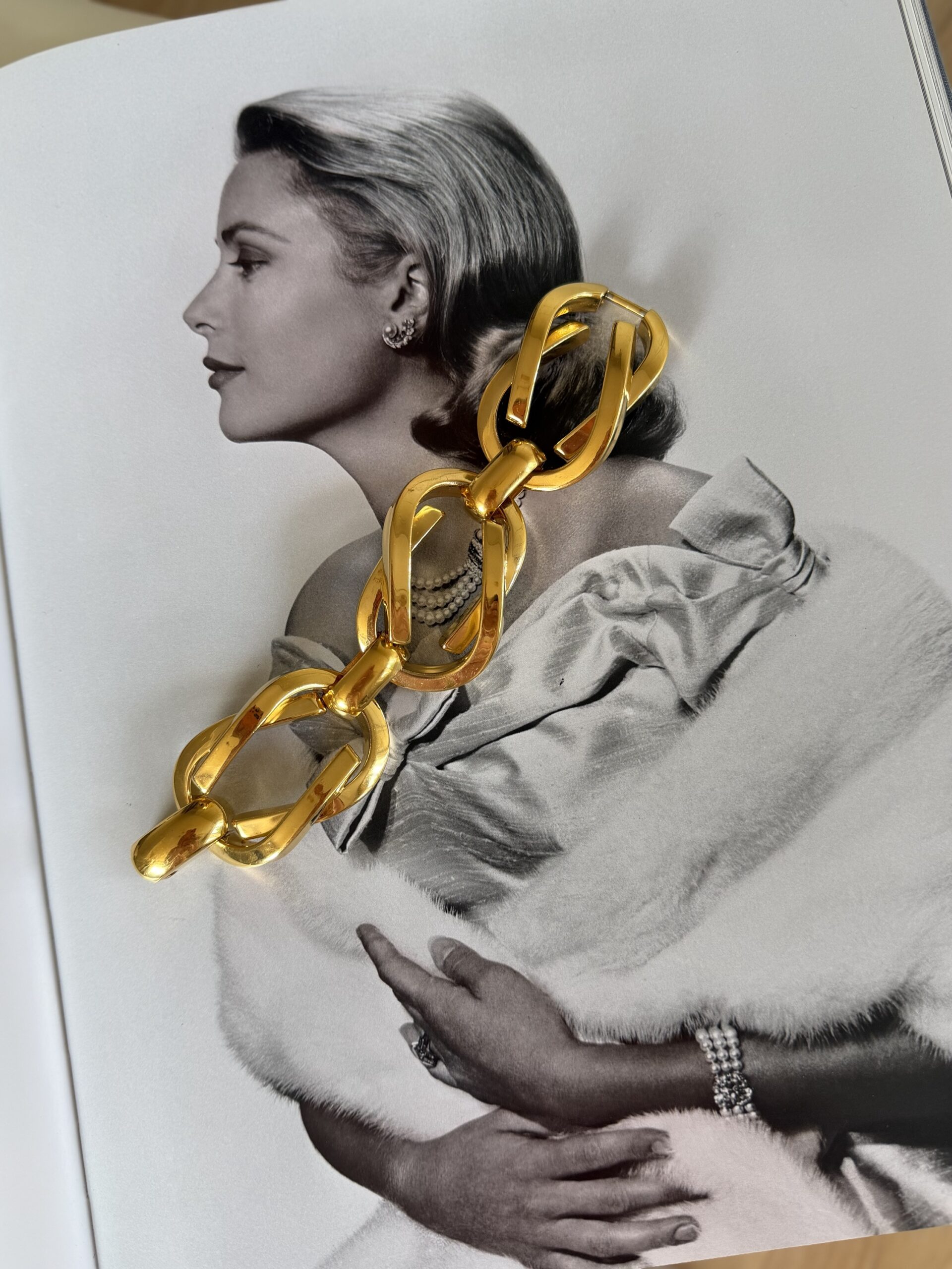 Masywna bransoleta Gucci (era Toma Forda) 1991 rok grubo pozłacana - obrazek 8