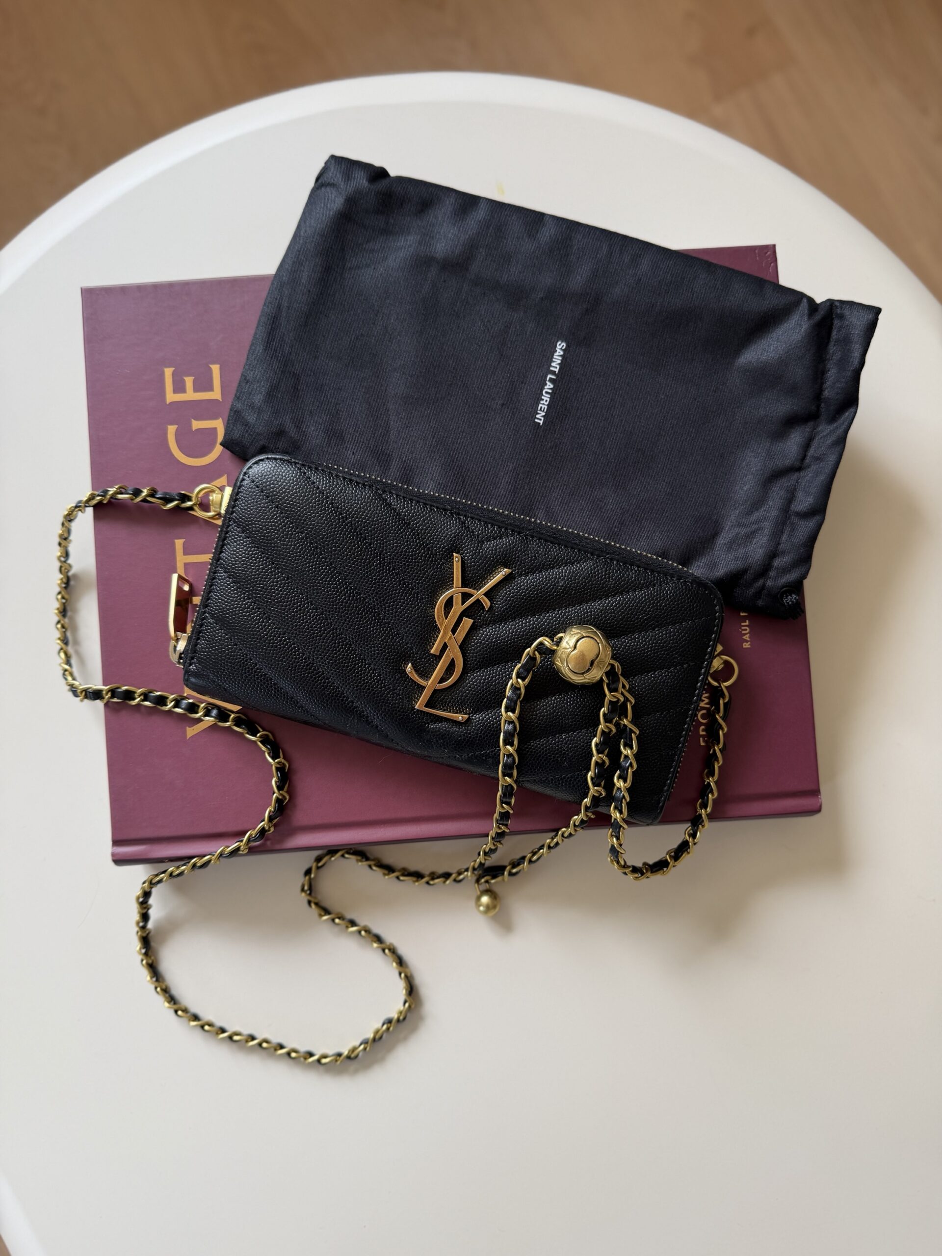 Portfel na łańcuszku WOC YSL Yves Saint Laurent
