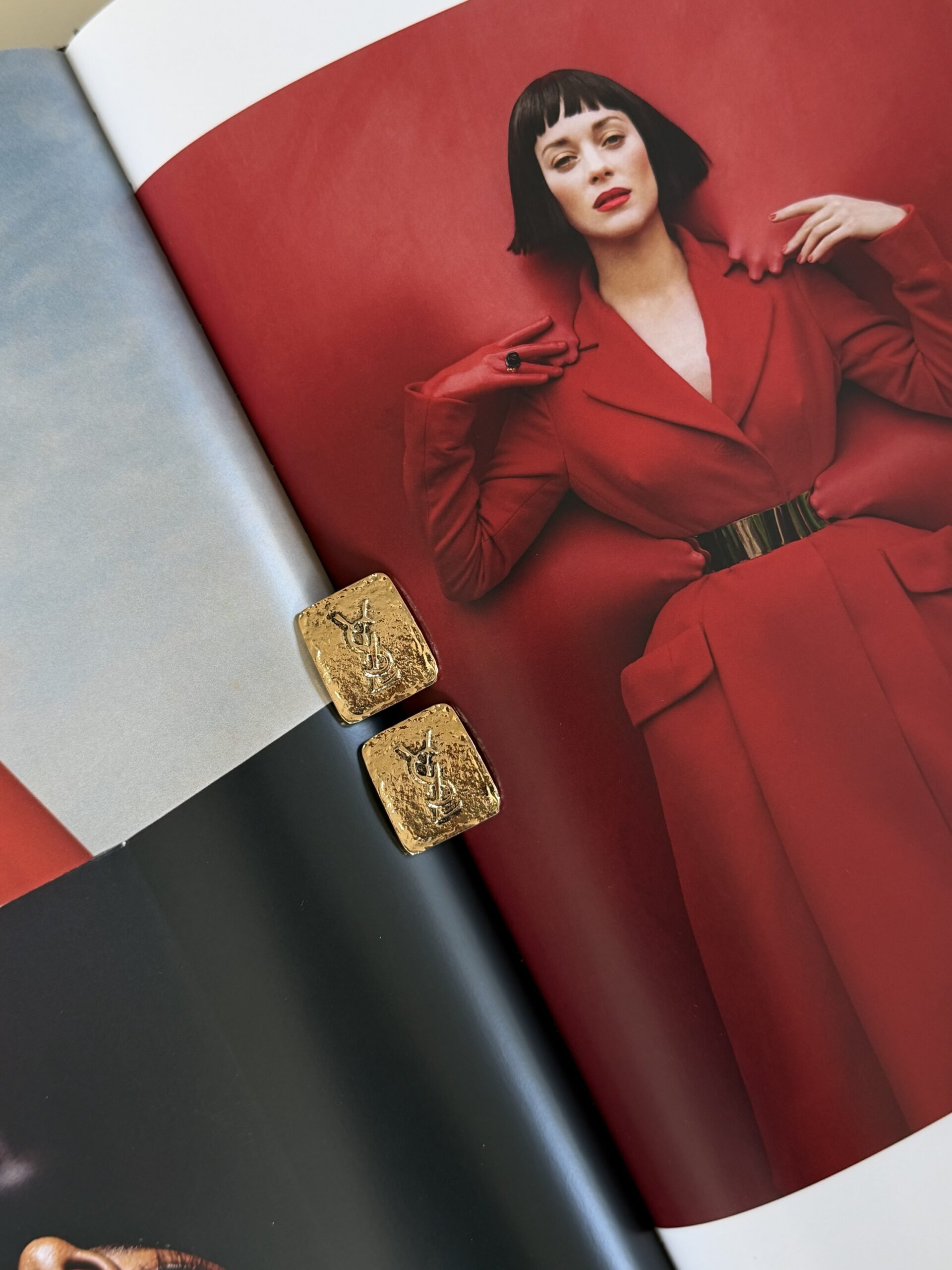 Spektakularne klipsy YSL Yves Saint Laurent