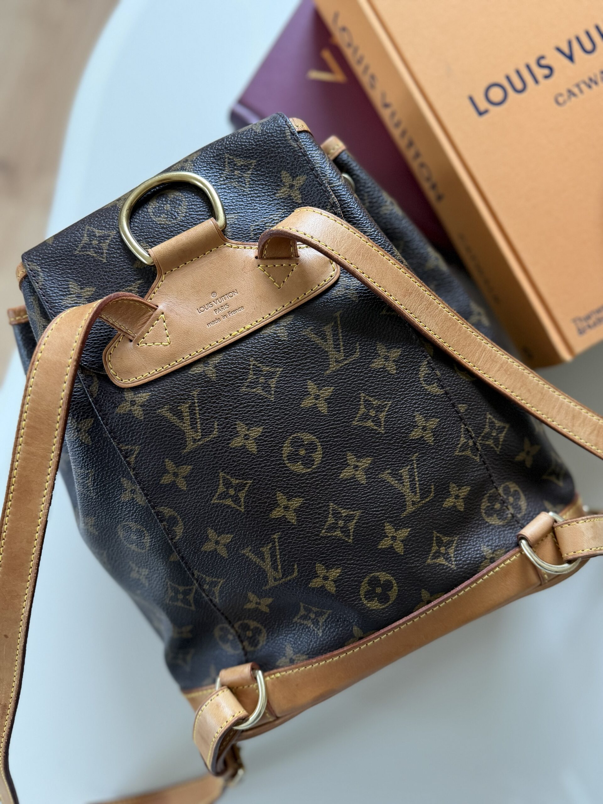 Plecak Louis Vuitton Montsouris MM Monogram - obrazek 9