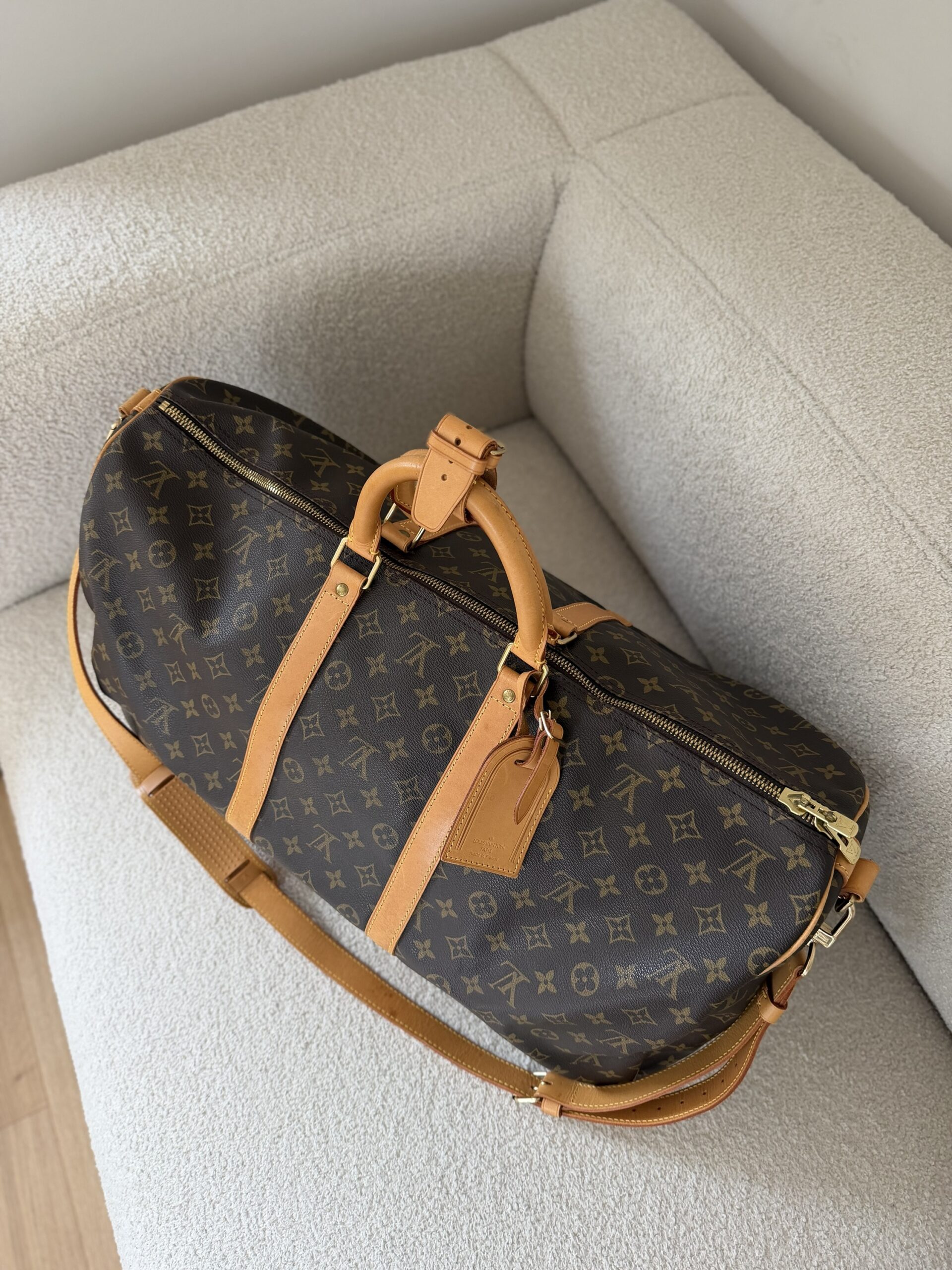 Louis Vuitton Keepall 55 z paskiem