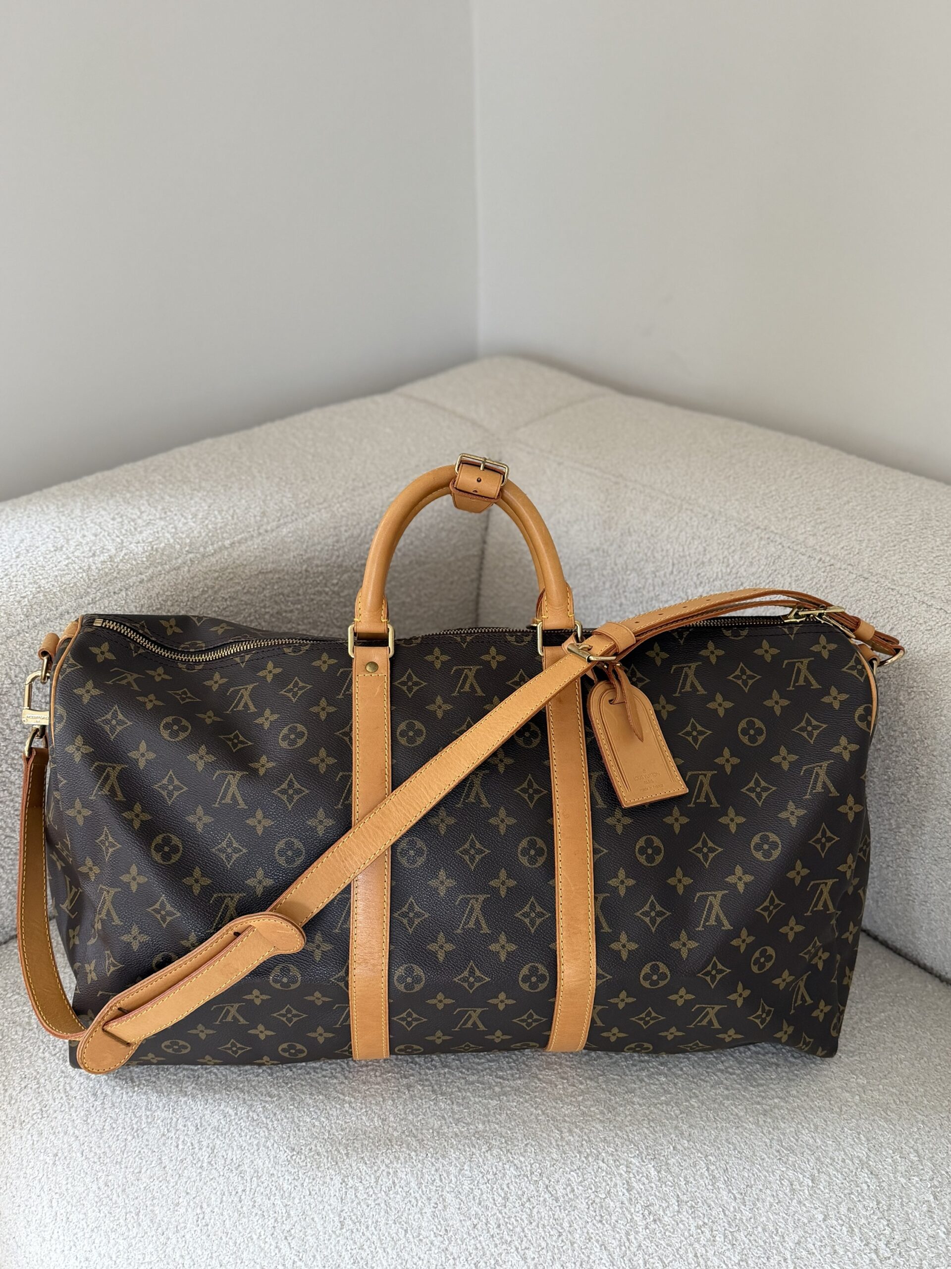 Louis Vuitton Keepall 55 z paskiem - obrazek 2