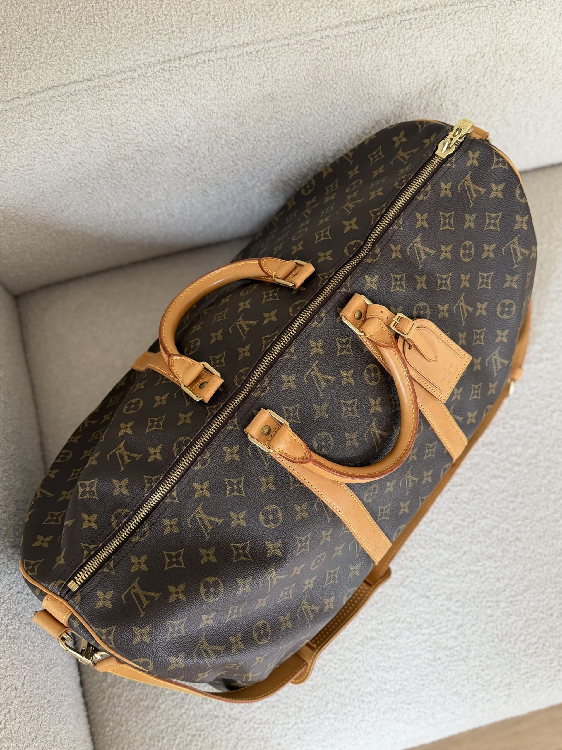 Louis Vuitton Keepall 55 z paskiem - obrazek 4