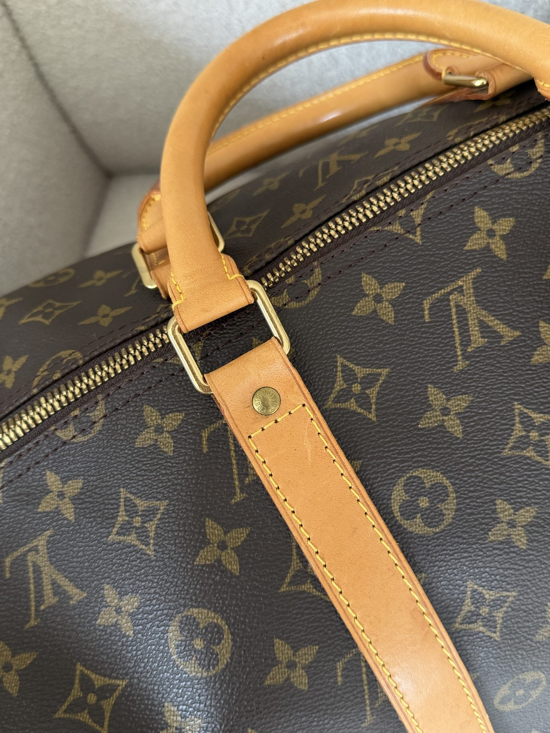 Louis Vuitton Keepall 55 z paskiem - obrazek 10